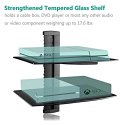 16 in. Double DVD Shelf Imperial-IMP-DOUBLE-DVD-SHELF