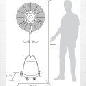 26 in Misting Standing Fan Windy-WMS-26