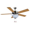52 in Ceiling Fan with Dome Light Windy-WCF-5251-W