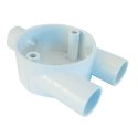 20 mm Y Besa Box Carisol-Electrical 3/4 x 3 WAY Y PVC BBox