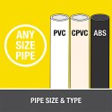 4 oz. PVC Pipe Cleaner Clear 